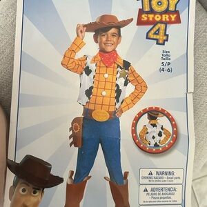 Disney Toy Story Woody Costume with Blue and Brown